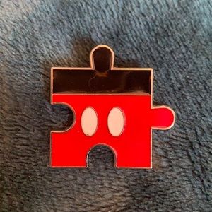 Mickey Mouse Puzzle Piece Pin